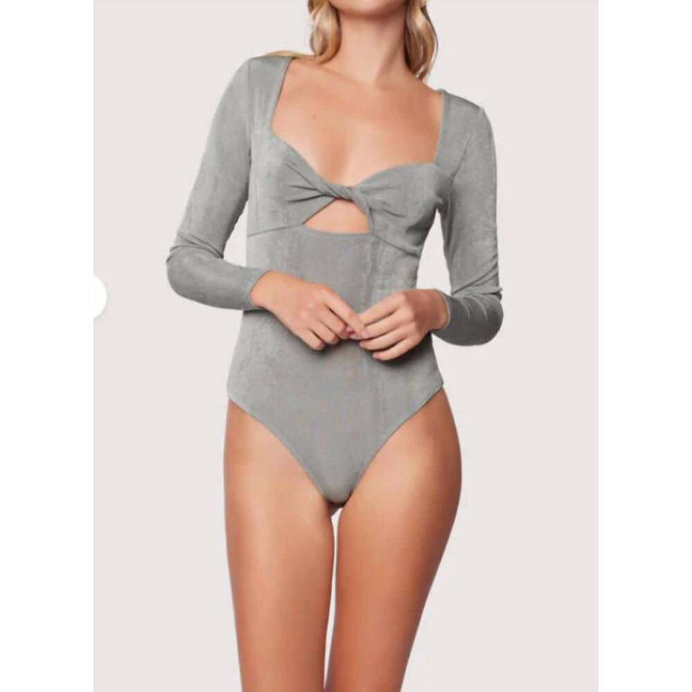 NEW LOST + WANDER wild sage bodysuit in sage green